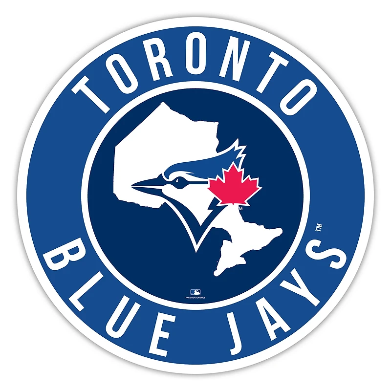 Toronto Blue Jays 12" State Circle Sign