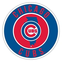Chicago Cubs 12" State Circle Sign