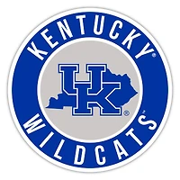 Kentucky Wildcats 12" State Circle Sign