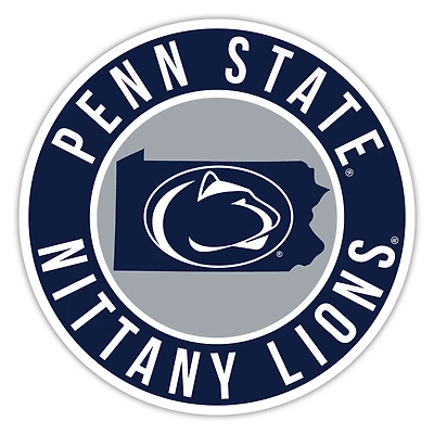 Penn State Nittany Lions 12" State Circle Sign