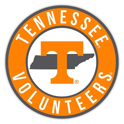 Tennessee Volunteers 12" State Circle Sign