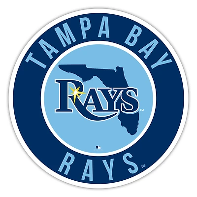 Tampa Bay Rays 12" State Circle Sign