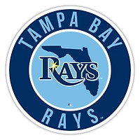 Tampa Bay Rays 12" State Circle Sign