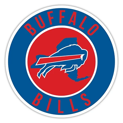 Buffalo Bills 12" State Circle Sign