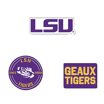 WinCraft  LSU Tigers 3-Pack Premium Fridge Magnet Set