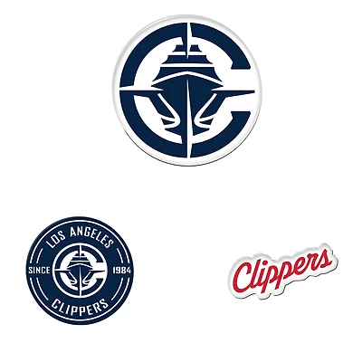 WinCraft  LA Clippers 3-Pack Premium Fridge Magnet Set