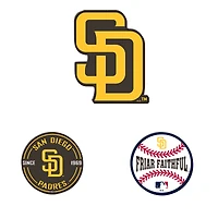 WinCraft  San Diego Padres 3-Pack Premium Fridge Magnet Set