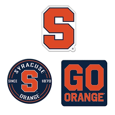 WinCraft Syracuse Orange 3-Pack Premium Fridge Magnet Set