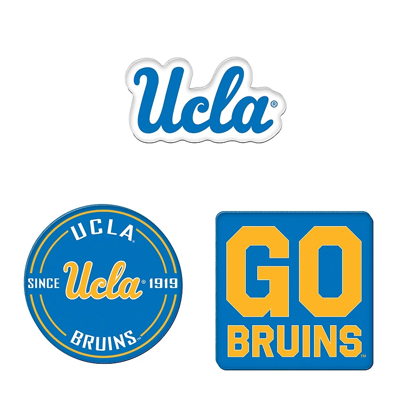 WinCraft  UCLA Bruins 3-Pack Premium Fridge Magnet Set