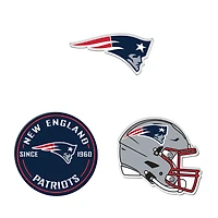 WinCraft  New England Patriots 3-Pack Premium Fridge Magnet Set