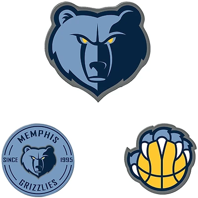 WinCraft  Memphis Grizzlies 3-Pack Premium Fridge Magnet Set