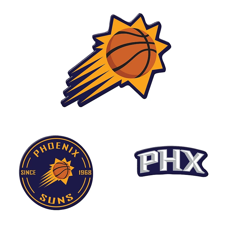WinCraft Phoenix Suns 3-Pack Premium Fridge Magnet Set