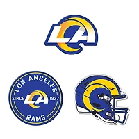 WinCraft  Los Angeles Rams 3-Pack Premium Fridge Magnet Set