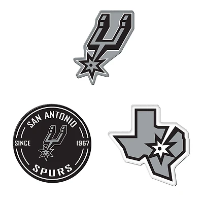 WinCraft  San Antonio Spurs 3-Pack Premium Fridge Magnet Set