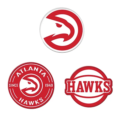 WinCraft  Atlanta Hawks 3-Pack Premium Fridge Magnet Set