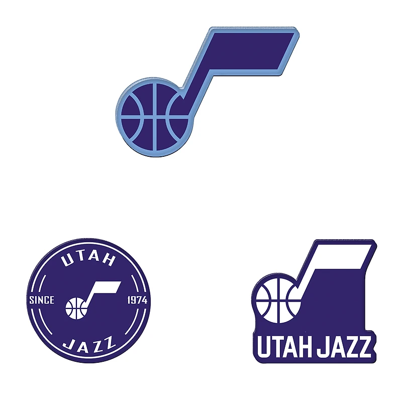 WinCraft  Utah Jazz 3-Pack Premium Fridge Magnet Set