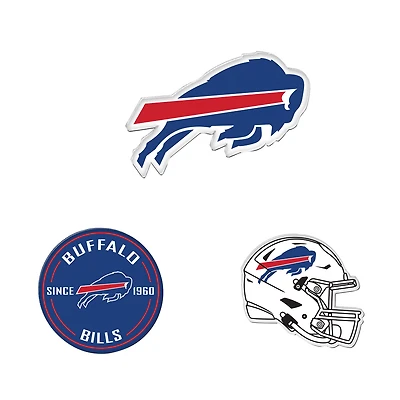 WinCraft  Buffalo Bills 3-Pack Premium Fridge Magnet Set