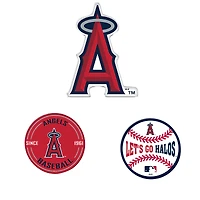 WinCraft  Los Angeles Angels 3-Pack Premium Fridge Magnet Set
