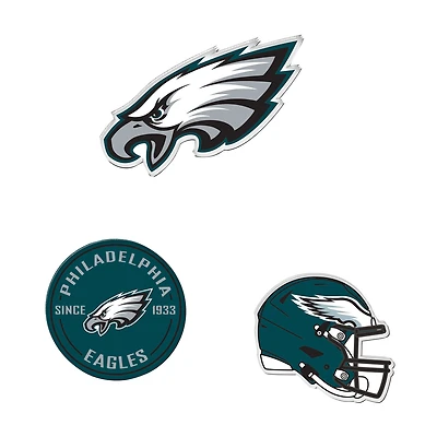 WinCraft  Philadelphia Eagles 3-Pack Premium Fridge Magnet Set