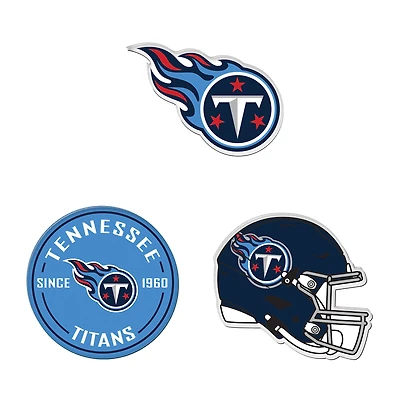 WinCraft  Tennessee Titans 3-Pack Premium Fridge Magnet Set