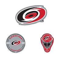 WinCraft  Carolina Hurricanes 3-Pack Premium Fridge Magnet Set