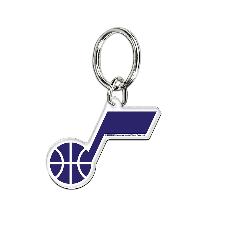 WinCraft Utah Jazz Premium Acrylic Core Key Ring