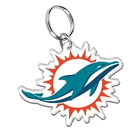WinCraft Miami Dolphins Premium Acrylic Core Key Ring