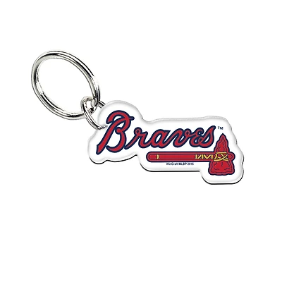 WinCraft Atlanta Braves Premium Acrylic Core Key Ring