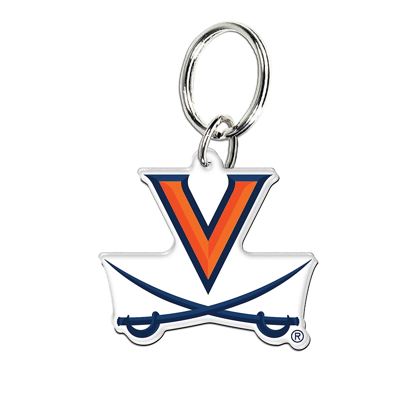 WinCraft Virginia Cavaliers Premium Acrylic Core Key Ring