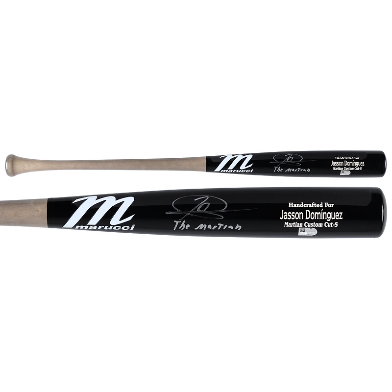 Jasson Domínguez New York Yankees Autographed Marucci Game Model Bat with "The Martian" Inscription