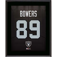 Brock Bowers Las Vegas Raiders Autographed 10.5" x 13" Jersey Number Sublimated Player Plaque