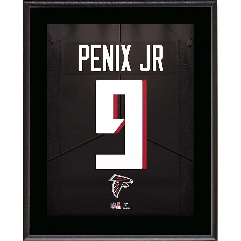 Michael Penix Jr. Atlanta Falcons Autographed 10.5" x 13" Jersey Number Sublimated Player Plaque