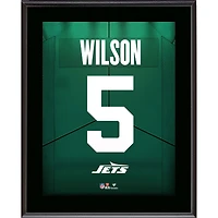 Garrett Wilson New York Jets Autographed 10.5" x 13" Jersey Number Sublimated Player Plaque