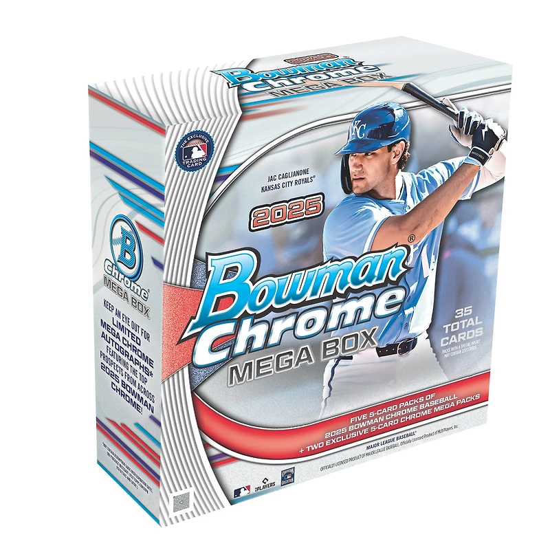 2025 Bowman Chrome Baseball Factory Sealed Mega Box
