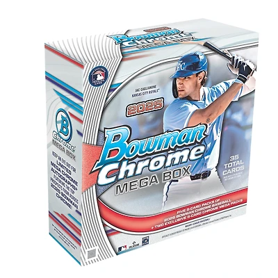 2025 Bowman Chrome Baseball Factory Sealed Mega Box