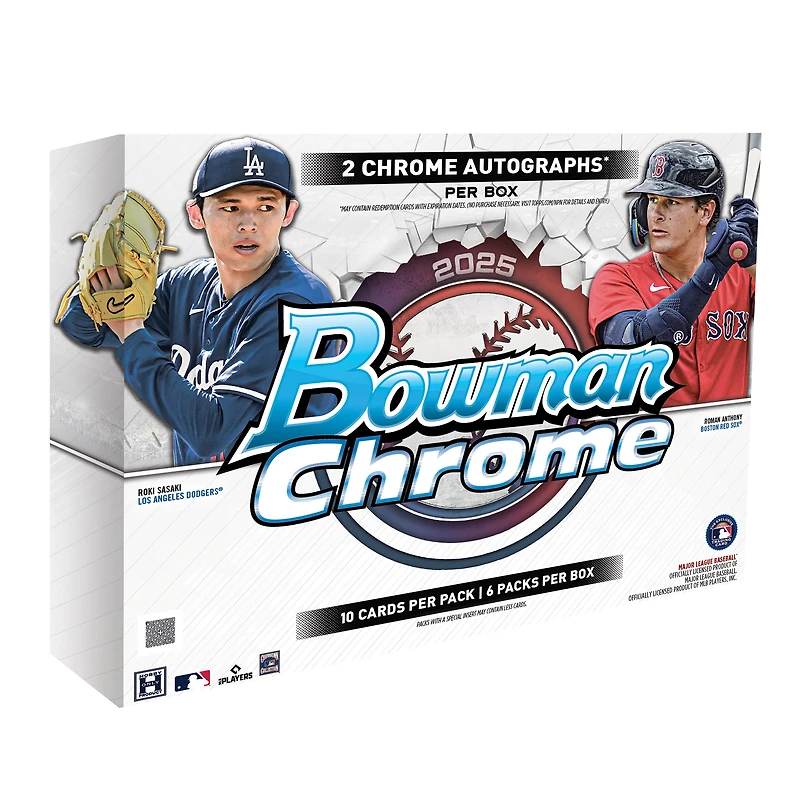 2025 Bowman Chrome Baseball Factory Sealed Hobby Box