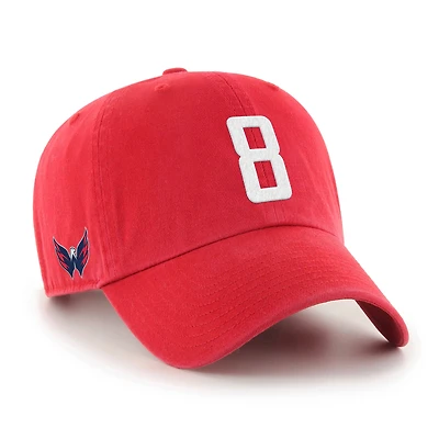Men's '47 Alexander Ovechkin Red Washington Capitals Clean Up Adjustable Hat
