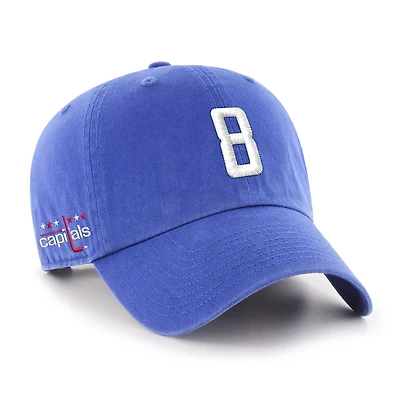 Men's '47 Alexander Ovechkin Blue Washington Capitals Alternate Logo Clean Up Adjustable Hat