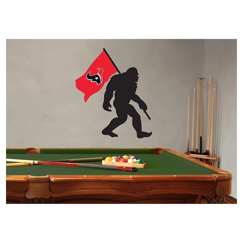 Houston Texans Bigfoot Decal