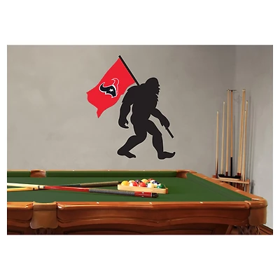 Houston Texans Bigfoot Decal
