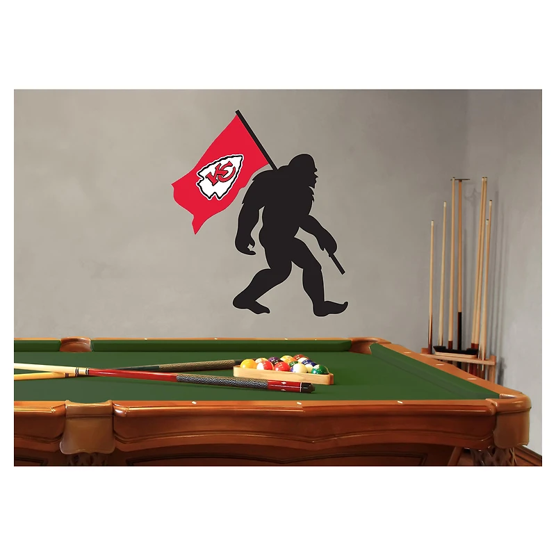 Kansas City Chiefs Bigfoot Decal