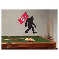 Kansas City Chiefs Bigfoot Decal