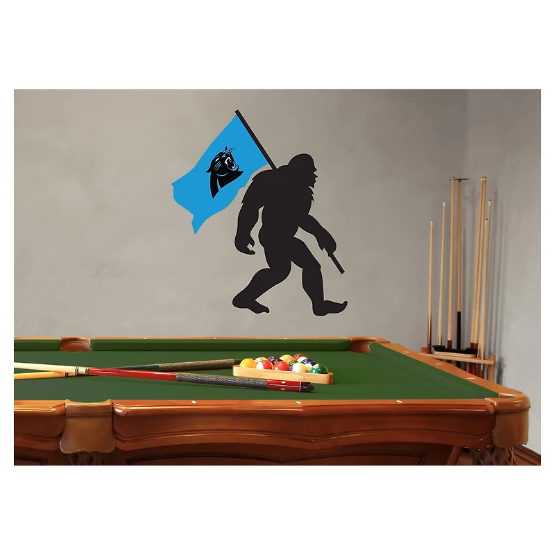 Carolina Panthers Bigfoot Decal