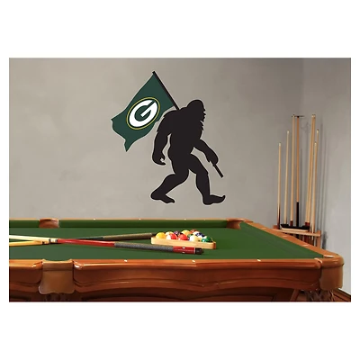 Green Bay Packers Bigfoot Decal