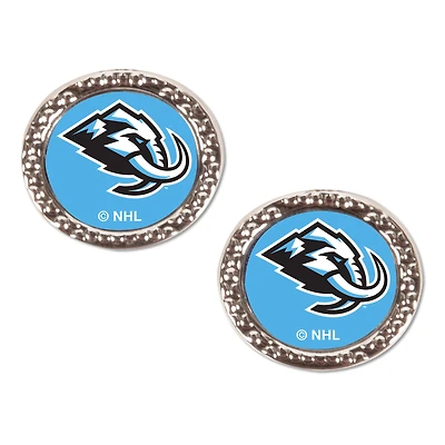 WinCraft Utah Mammoth Logo Round Post Earrings