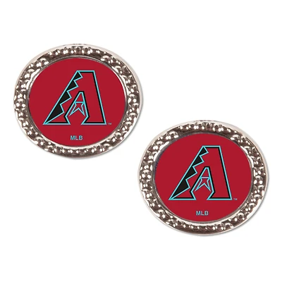 WinCraft Arizona Diamondbacks Logo Round Post Earrings