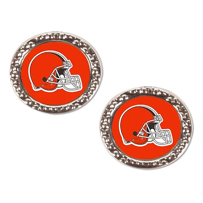 WinCraft Cleveland Browns Logo Round Post Earrings