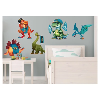 Jacksonville Jaguars Dinosaurs Wall Decal Set