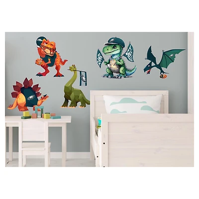 Philadelphia Eagles Dinosaurs Wall Decal Set