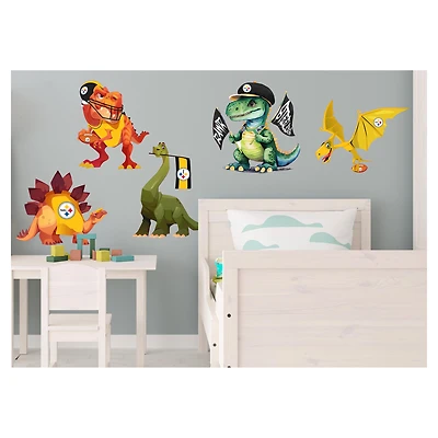 Pittsburgh Steelers Dinosaurs Wall Decal Set